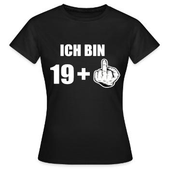 20 Geburtstag - Frauen T-Shirt - Schwarz - Vorne - AI Model Female 172 dark (172cm)