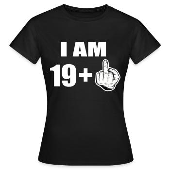 20e anniversaire - T-shirt Femme - noir - Devant - AI Model Female 172 dark (172cm)