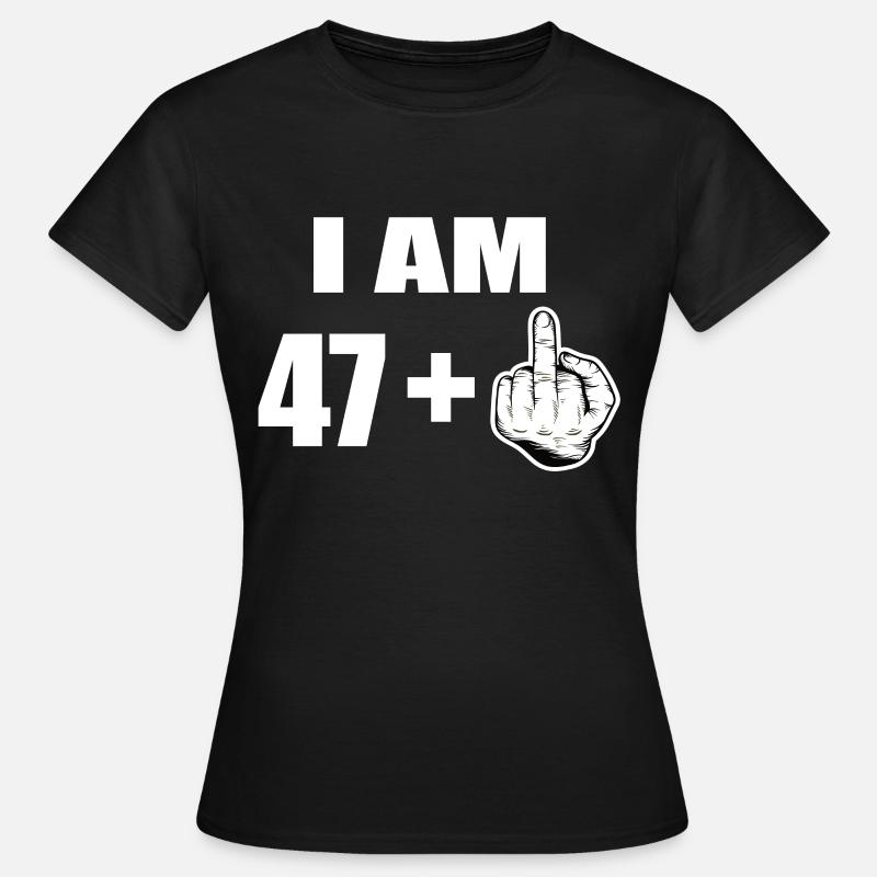 48th birthday - Women's T-Shirt - black