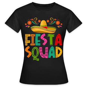 Équipe Cinco De Mayo Fiesta - T-shirt Femme - noir - Devant - AI Model Female 172 dark (172cm)