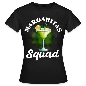 Escouade Margaritas - T-shirt Femme - noir - Devant - AI Model Female 172 dark (172cm)