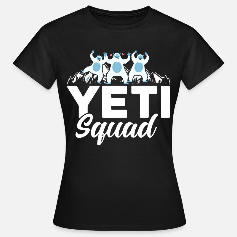 Yeti Squad - Women's T-Shirt - black