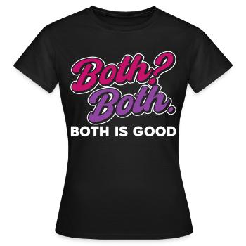 Bi Pride Bisexuel - T-shirt Femme - noir - Devant - AI Model Female 172 dark (172cm)