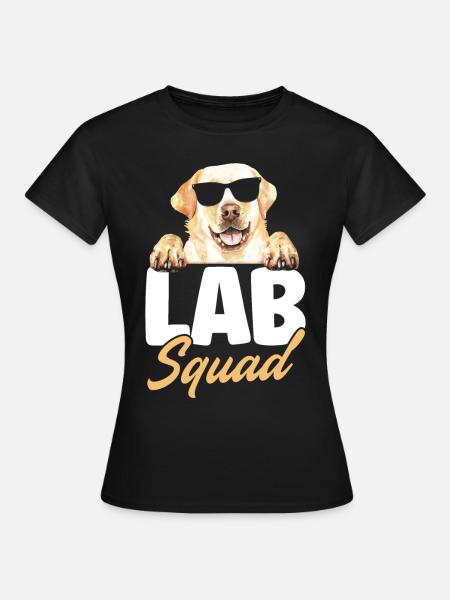 Lab Squad Labrador - Frauen T-Shirt - Schwarz