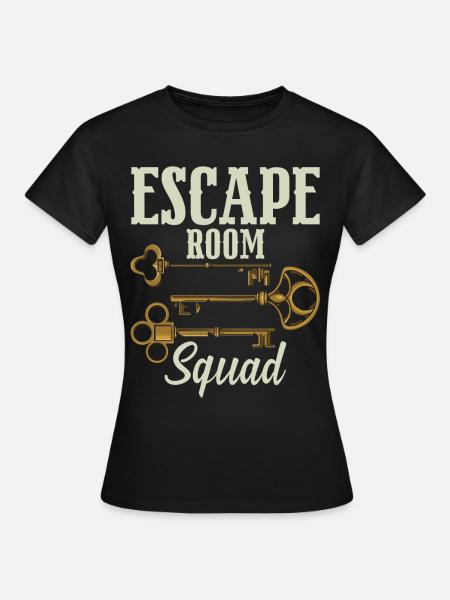 Escape Room Squad - Frauen T-Shirt - Schwarz