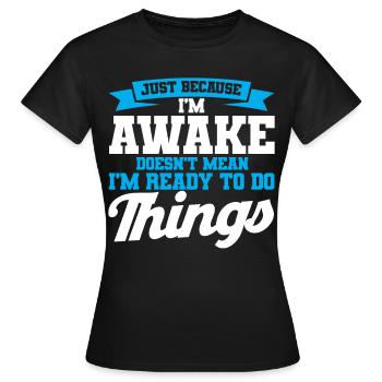 Twins - Women's T-Shirt - black - Front - AI Model Female 172 dark (172cm)