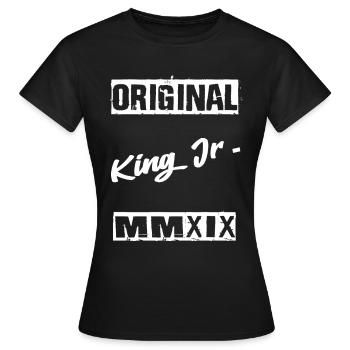 Original King Jr Offspring Baby Pregnancy - Women's T-Shirt - black - Front - AI Model Female 172 dark (172cm)