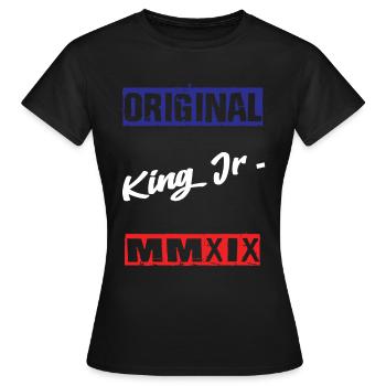 Original King Jr Offspring Baby Pregnancy - Women's T-Shirt - black - Front - AI Model Female 172 dark (172cm)