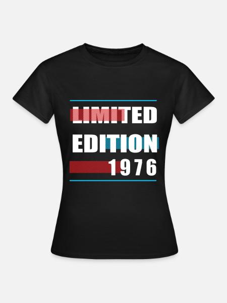 Limited Edition 1976 - Frauen T-Shirt - Schwarz