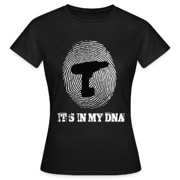 DIY c’est dans mon ADN - T-shirt Femme - noir - Devant - AI Model Female 172 dark (172cm)