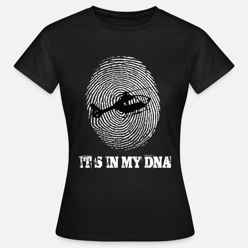 L'elicottero è nel mio DNA - Maglietta da donna - nero