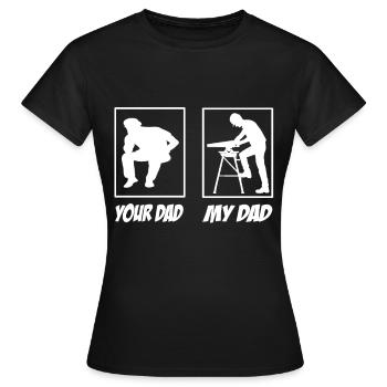Schreiner - Frauen T-Shirt - Schwarz - Vorne - AI Model Female 172 dark (172cm)