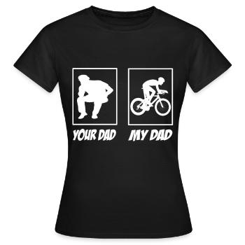 Coureur - T-shirt Femme - noir - Devant - AI Model Female 172 dark (172cm)
