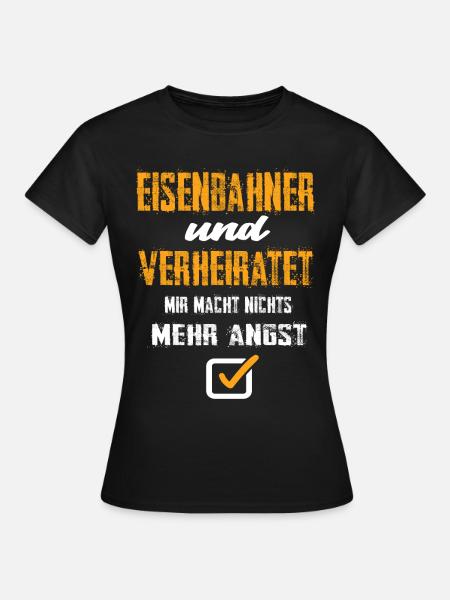 Eisenbahner - Frauen T-Shirt - Schwarz