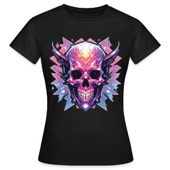 Skull Skull Pirate Skull Skulls Fantasy - T-shirt Femme - noir - Devant - AI Model Female 172 dark (172cm)