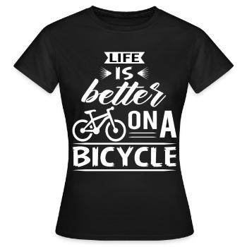 Coureur - T-shirt Femme - noir - Devant - AI Model Female 172 dark (172cm)