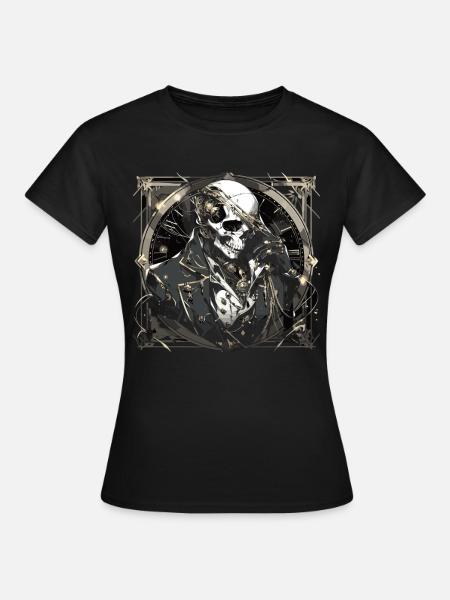 Skull Skull Skulls Skull Skeleton - Women's T-Shirt - black