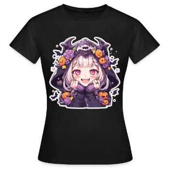 Vampire Vampire Femmes Vampires Helloween - T-shirt Femme - noir - Devant - AI Model Female 172 dark (172cm)