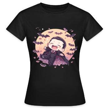 Vampire - T-shirt Femme - noir - Devant - AI Model Female 172 dark (172cm)