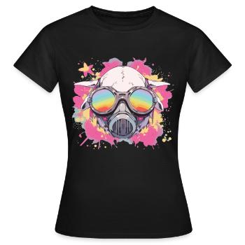 Pig Sunglasses Pig Pig Pig Pig Pig Pig - Women's T-Shirt - black - Front - AI Model Female 172 dark (172cm)