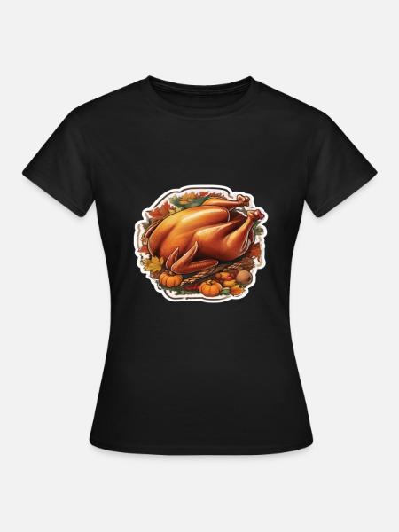 Thanksgiving - Frauen T-Shirt - Schwarz