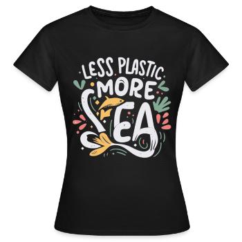 Environnement - T-shirt Femme - noir - Devant - AI Model Female 172 dark (172cm)