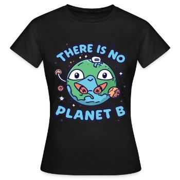 Environment Earth Planet Earth Environmental Protection - Women's T-Shirt - black - Front - AI Model Female 172 dark (172cm)
