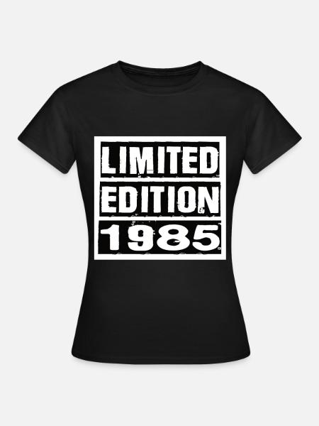 Limited Edition 1985 Geburtstag 1985 Vintage Retro - Frauen T-Shirt - Schwarz