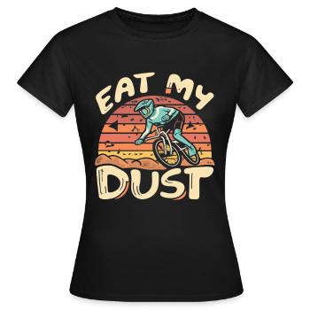 VTT Descente Mange ma soif - T-shirt Femme - noir - Devant - AI Model Female 172 dark (172cm)