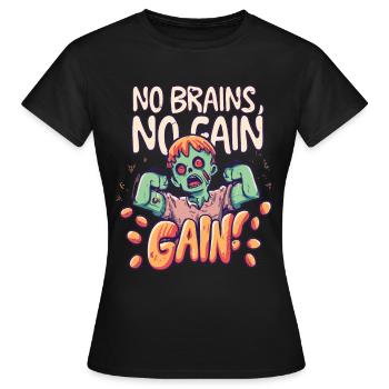 Zombies Zombie Halloween Zombie Kostüm - Frauen T-Shirt - Schwarz - Vorne - AI Model Female 172 dark (172cm)
