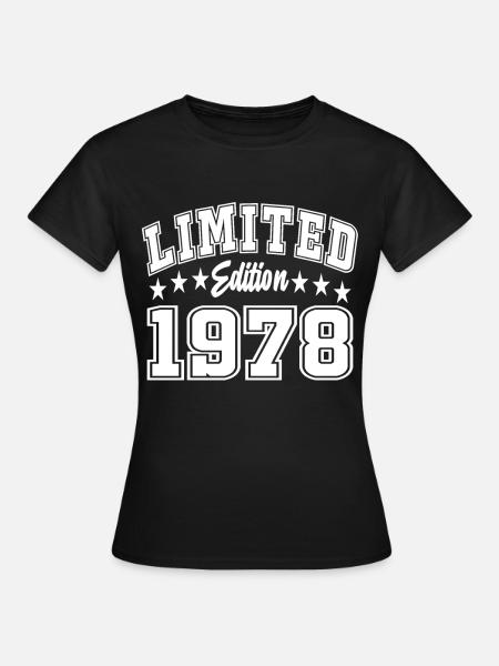 Limited Edition 1978 - Frauen T-Shirt - Schwarz