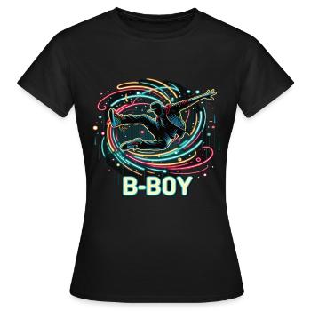 Breakdance Breakdancer Breakdance Kids - Women's T-Shirt - black - Front - AI Model Female 172 dark (172cm)