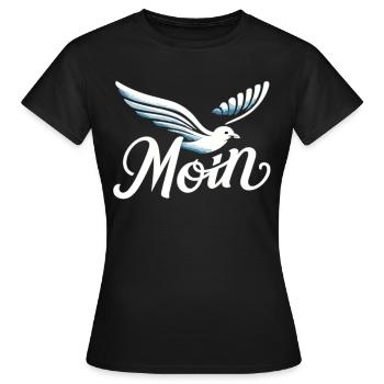 Par Moin - T-shirt Femme - noir - Devant - AI Model Female 172 dark (172cm)