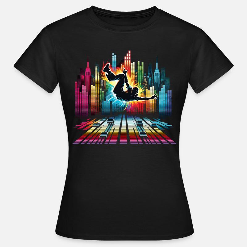 Breakdance Breakdancer Breakdance Kinder - Frauen T-Shirt - Schwarz