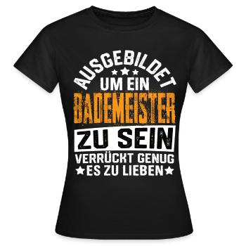 Sauveteurs Nageurs nageurs sauveteurs - T-shirt Femme - noir - Devant - AI Model Female 172 dark (172cm)
