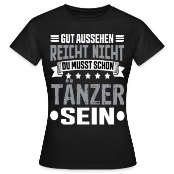 Dancer - Women's T-Shirt - black - Front - AI Model Female 172 dark (172cm)