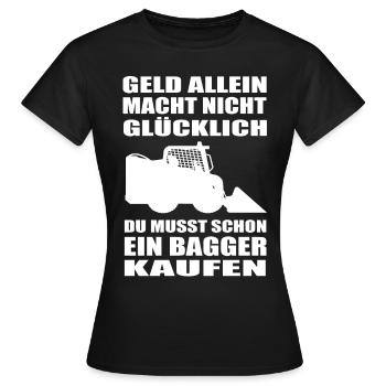 Paysagiste - T-shirt Femme - noir - Devant - AI Model Female 172 dark (172cm)