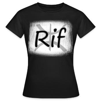 Rif Marokko Amazigh Norden von Marokko Imazighen - Frauen T-Shirt - Schwarz - Vorne - AI Model Female 172 dark (172cm)