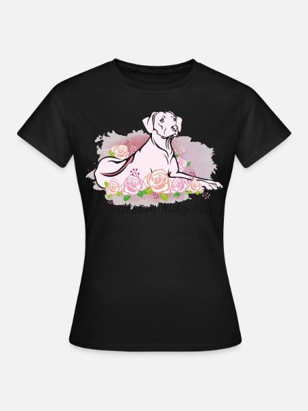 Rhodesian Ridgeback - Frauen T-Shirt - Schwarz