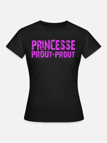 PRINCESSE - T-shirt Femme - noir
