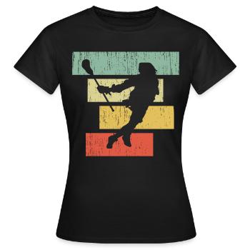 lacrosse - T-shirt Femme - noir - Devant - AI Model Female 172 dark (172cm)