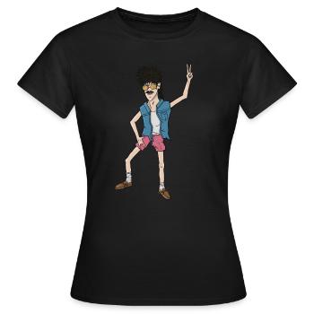 Mc Thunder - Frauen T-Shirt - Schwarz - Vorne - AI Model Female 172 dark (172cm)