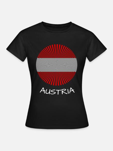 Austria - Frauen T-Shirt - Schwarz