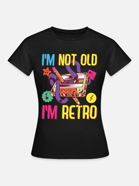 90er Jahre Outfit 80er Jahre Party 90's Motto - Frauen T-Shirt - Schwarz