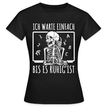 Lehrer Klassenlehrer Grundschullehrer Lehrerin - Frauen T-Shirt - Schwarz - Vorne - AI Model Female 172 dark (172cm)
