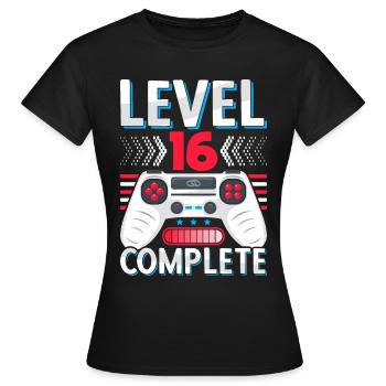 16 Cadeau d’anniversaire de mariage Homme Femme Mari Femme - T-shirt Femme - noir - Devant - AI Model Female 172 dark (172cm)