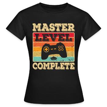 Maîtrise en administration des affaires - T-shirt Femme - noir - Devant - AI Model Female 172 dark (172cm)