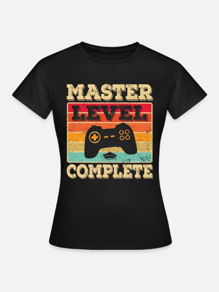 Master Abschluss Absolvent BWL Student Studium - Frauen T-Shirt - Schwarz