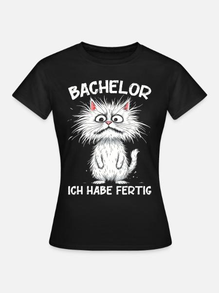Bachelor Abschluss Absolvent BWL Student Studium - Frauen T-Shirt - Schwarz