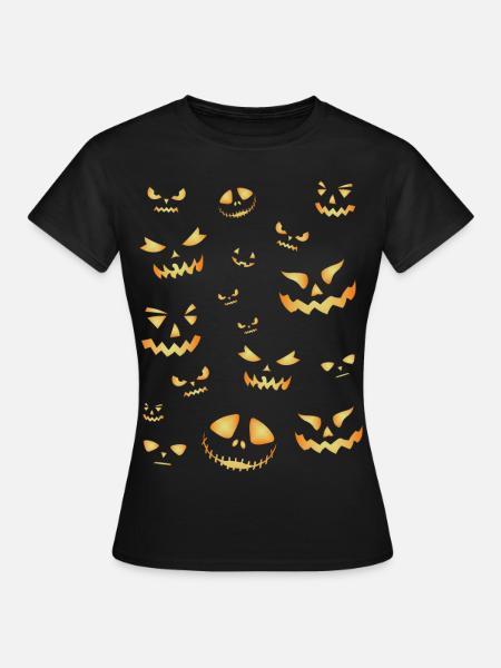 Halloween pumpkins - Women's T-Shirt - black